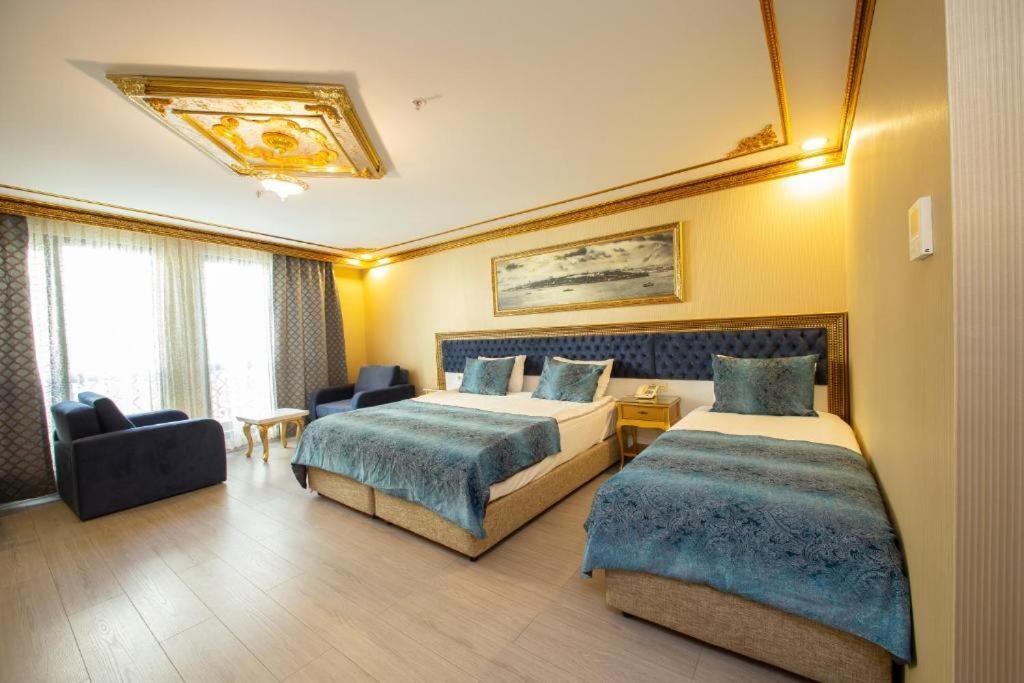 Phosphorion Hotell Istanbul Exteriör bild Family room