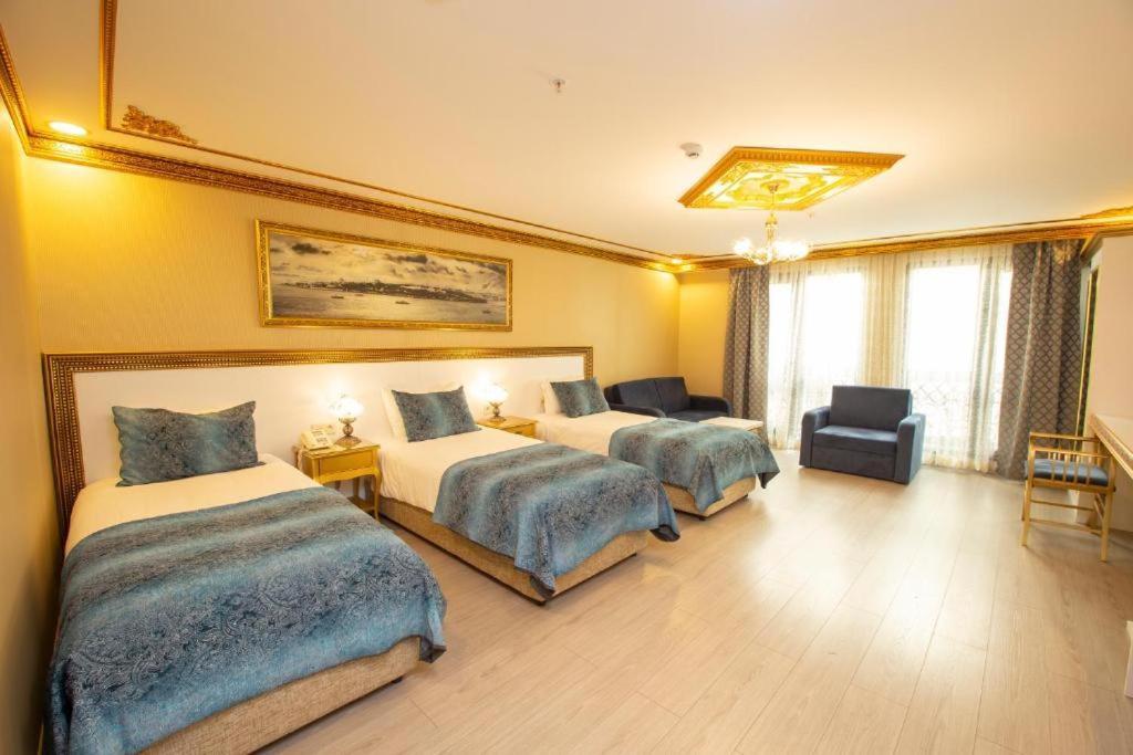 Phosphorion Hotell Istanbul Exteriör bild Family room